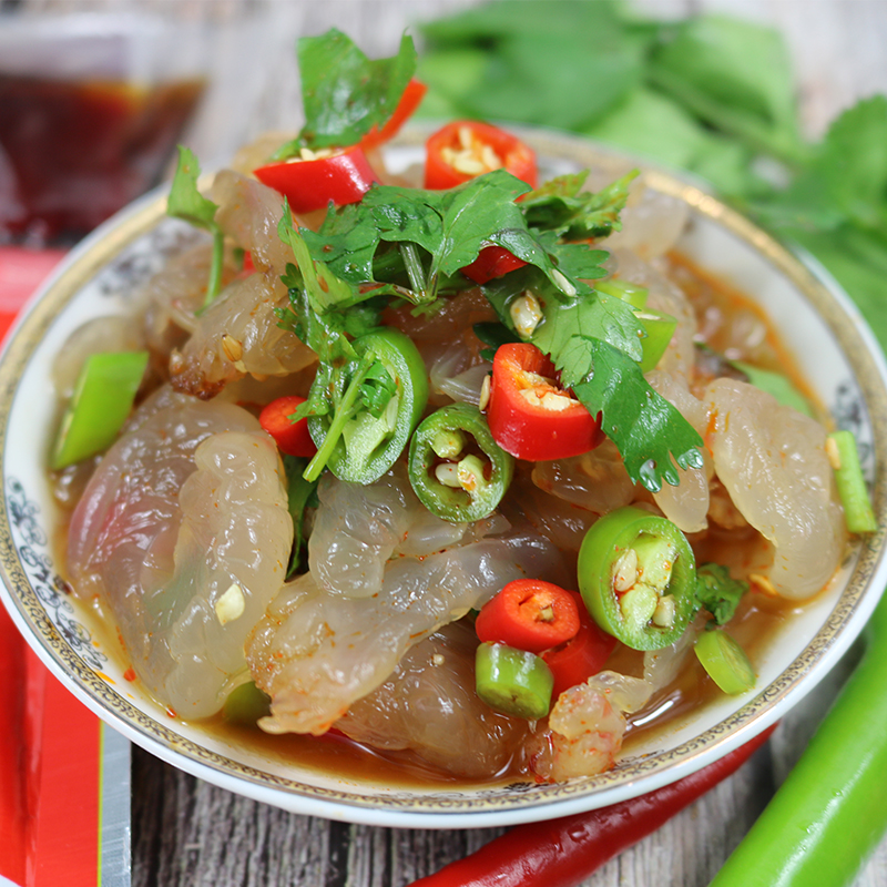 亿海湾即食丝带调料包海蜇头