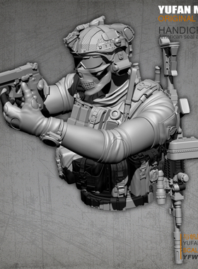 YUFan Model 与帆原创50mm美军海豹突击队树脂兵人 YFWW-2027