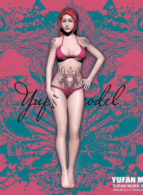 YUFANMODEL原创1/35 1/24 1/18沙滩女孩白膜拼装美女模型YFWW2203