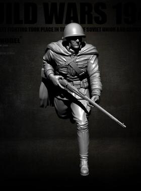 1/35 YUFAN原创正版 二战欧洲兵人  树脂手办 兵人白模 YFWW-2184