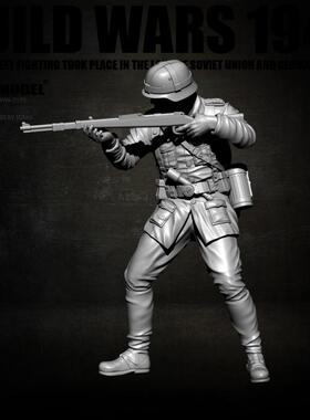 1/35 YUFAN原创正版 二战欧洲兵人  树脂手办 兵人白模 YFWW-2179