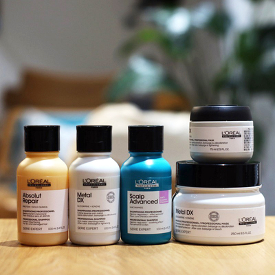 欧莱雅吸金芯韧修护舒缓洗发水