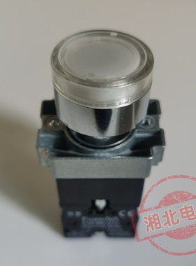 XB2带灯按钮 XB2-BW31M1C 白色带灯复位按钮 AC220V XB2-BW31M5C
