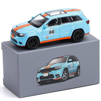 [盒装]JKM1比64 吉普切诺基SUV 袖珍合金汽车玩具模型 JV64031