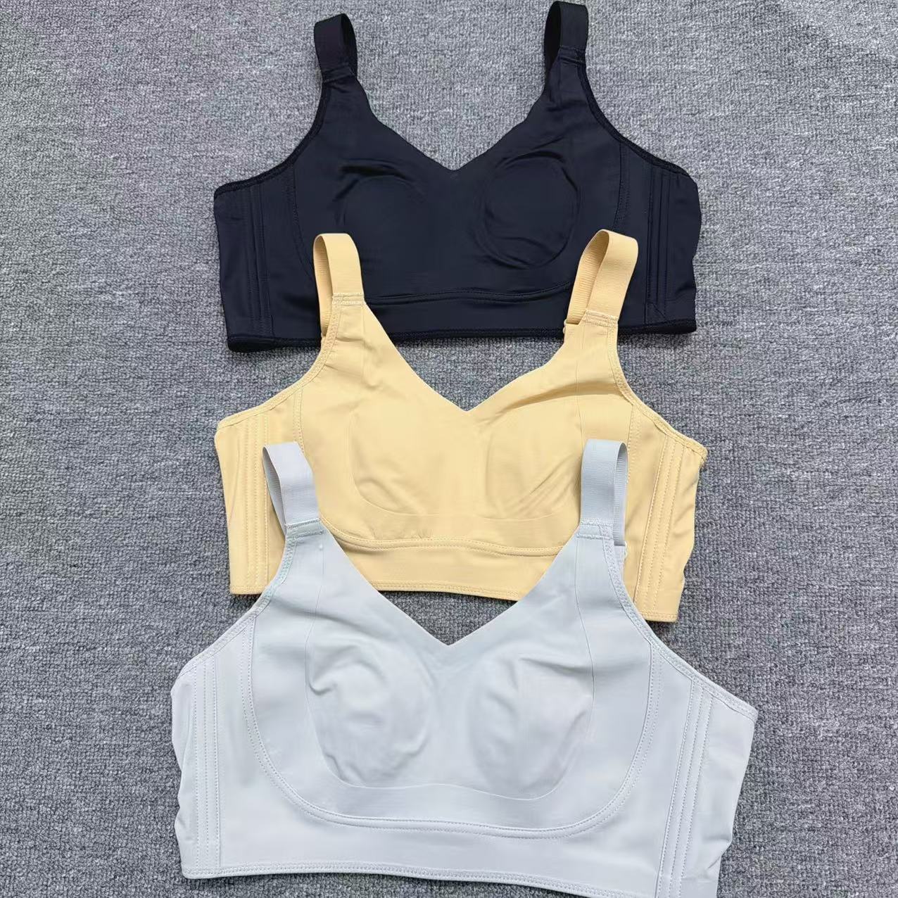 无钢圈聚拢文胸女收副乳防下垂全文胸