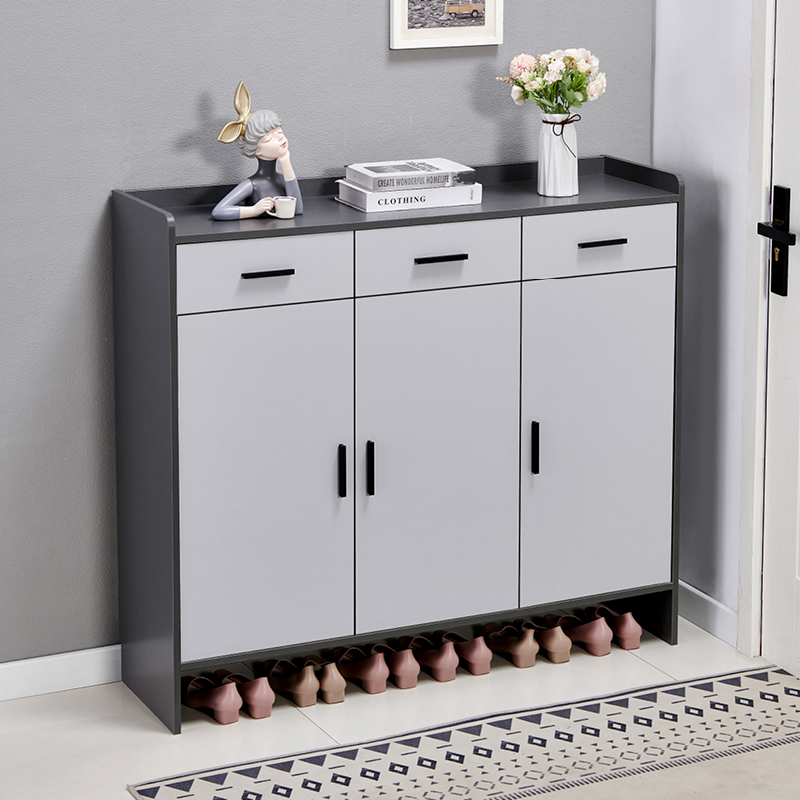 鞋柜家用门口外经济型大容量储物收纳窄小型入户楼道新款轻奢鞋架