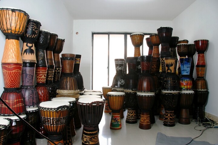 木森非洲手鼓儿童鼓玩具1.5寸3寸4寸6寸8寸9寸10寸12寸非洲鼓新品