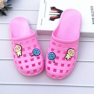 可爱护士鞋 新款 沙滩浴室防滑防臭塑料包头外穿凉拖鞋 女夏季 洞洞鞋