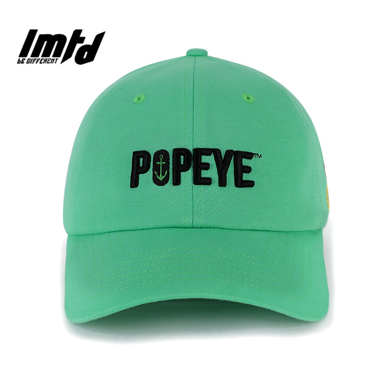 IMTD popeye大力水手合作款 刺繡棒球帽彎檐遮陽嘻哈休閑鴨舌帽潮在類目 服飾配件/皮帶/帽子/圍巾, 帽子中 - 來自Buy2taobao.com提供專業的淘寶代購服務