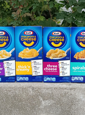 美国卡夫稠滑奶酪芝士通心粉通心面KRAFT MACARONI CHEESE DINNER