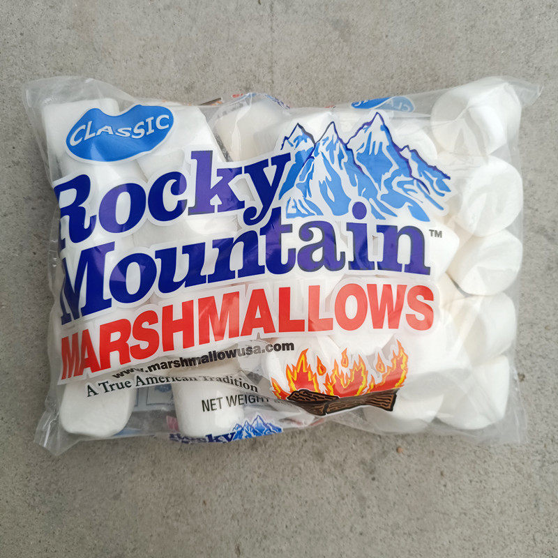 marshmallows落基山原味棉花糖300g自制牛轧糖雪花酥diy烘焙原料