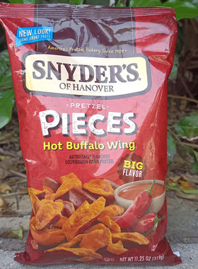 美国SNYDER'S pieces hot buffalo wing施耐德普莱水牛城面包酥片