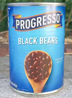 美国进口浦氏黑豆罐头已熟豆即食沙拉黑豆PROGRESSO BLACK BEANS