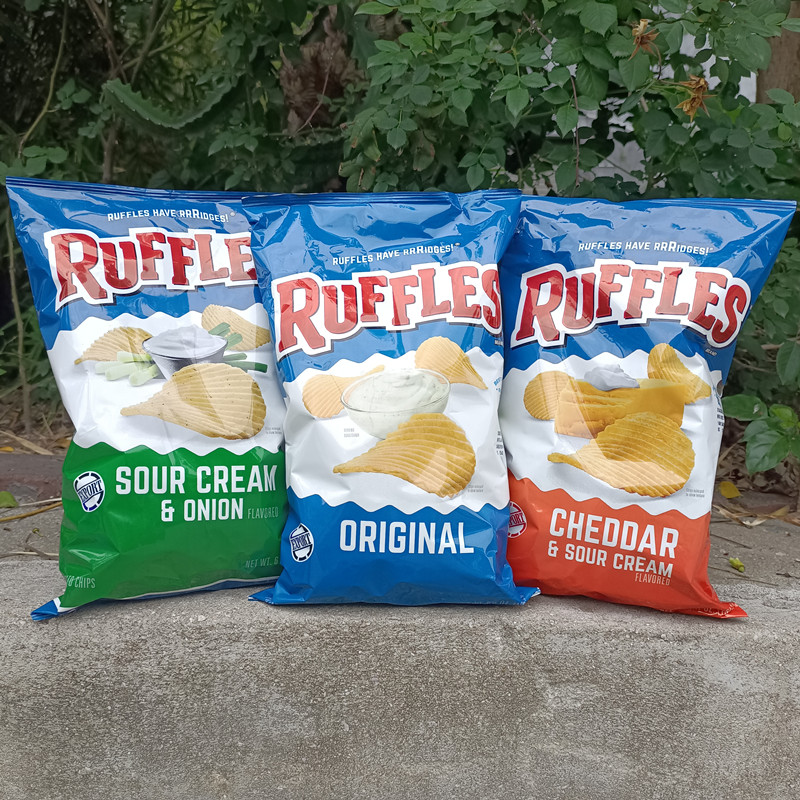 RUFFLES波浪形酸奶油洋葱味原味