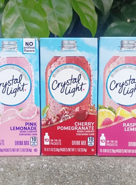 Crystal Light Drink Mix美国无糖低卡维他命C速溶柠檬冲饮果味粉
