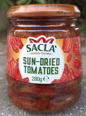 280g萨克拉油浸晒干番茄蔬菜罐头 Sacla Sun-Dried Tomatoes