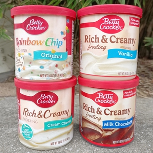 贝蒂妙厨涂抹蛋糕层烘焙用翻糖蛋糕霜BETTY CROCKER FROSTING