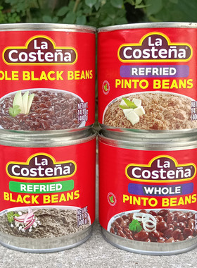 400g墨西哥进口乐口泰黑豆罐头炒豆酱黑豆酱芸豆BLACK BEANS