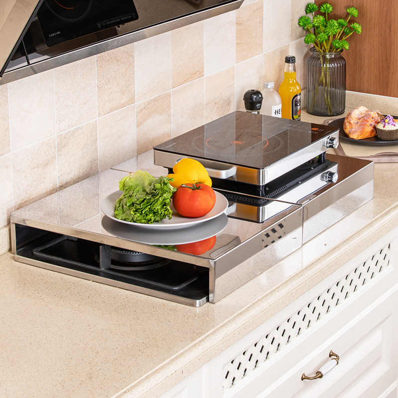 不锈钢天燃气灶盖板罩厨房置物架煤气灶台支架托炉灶遮挡板防滑,厨房/烹饪用具,厨房置物架/置物柜/角架,淘宝优惠券,粉丝福利购,淘宝优惠卷