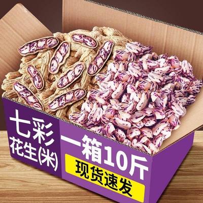 云南七彩花生带壳新货2斤香甜原味晒干熟花生新鲜养胃种子特产23