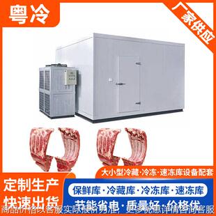 商用家用大小型冷藏冷冻速冻库全套设备冷冻库食物保鲜冷冻库