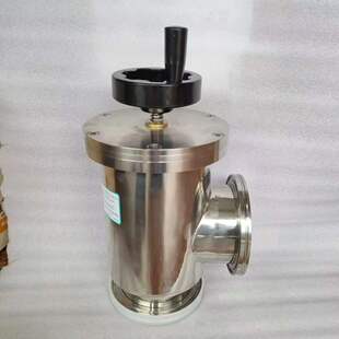 气动高真空挡板阀GDQ-160 GD-ISO250法兰真空角阀