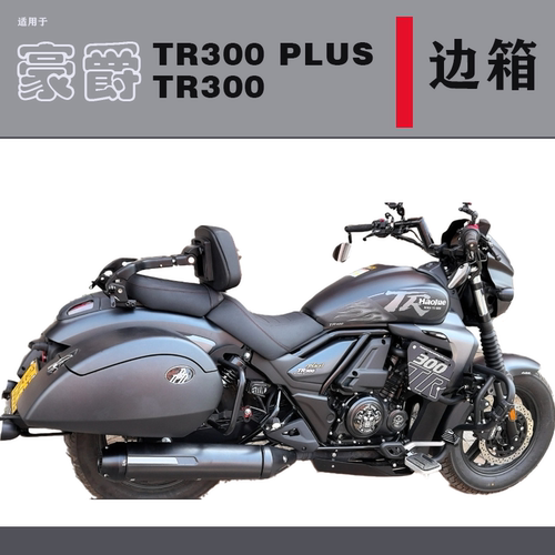 适用于豪爵TR300边箱PLUS青春版边包改装配件尾箱后货架折叠靠背
