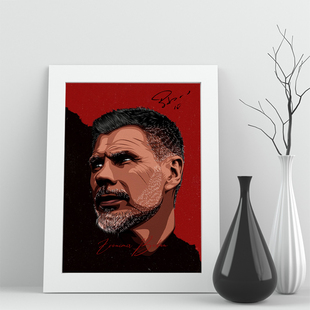 相框博班ac米兰实木照片周边海报签名画框足球迷装饰墙桌挂摆44