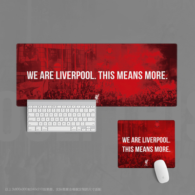 19利物浦鼠标垫超大办公键盘垫桌足球迷用品学生日英超liverpool