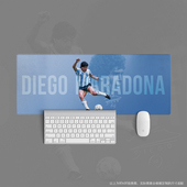 21鼠标垫超大办公键盘足球迷阿根廷国家队马拉多纳Diego maradona