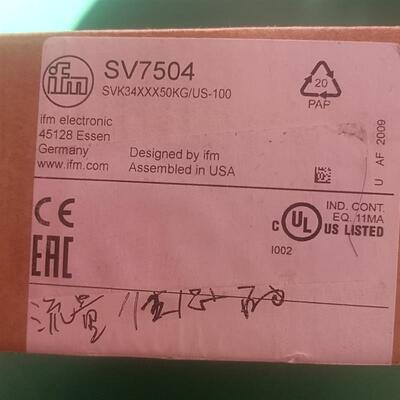 易福门IFM流量开关 SV7504 ,未开封。(请询价)