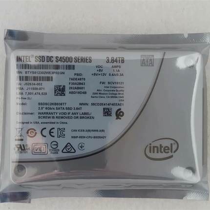 英特尔 S4500固态3.84T SSDSC2KB038T7(请询价)