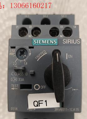 西门子电动机马达保护断路器3RV6011-1CA15价格可议(请询价)