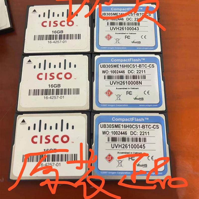 现货 CISCO 思科 CF卡 16GB  闪存 存储卡数控(请询价)