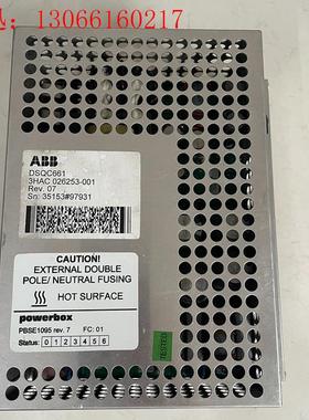 ABB机器人电源DSQC661拆机3hac 026253(请询价)