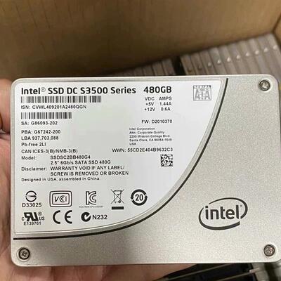 英特尔s3500 480g固态硬盘,零售版(请询价)