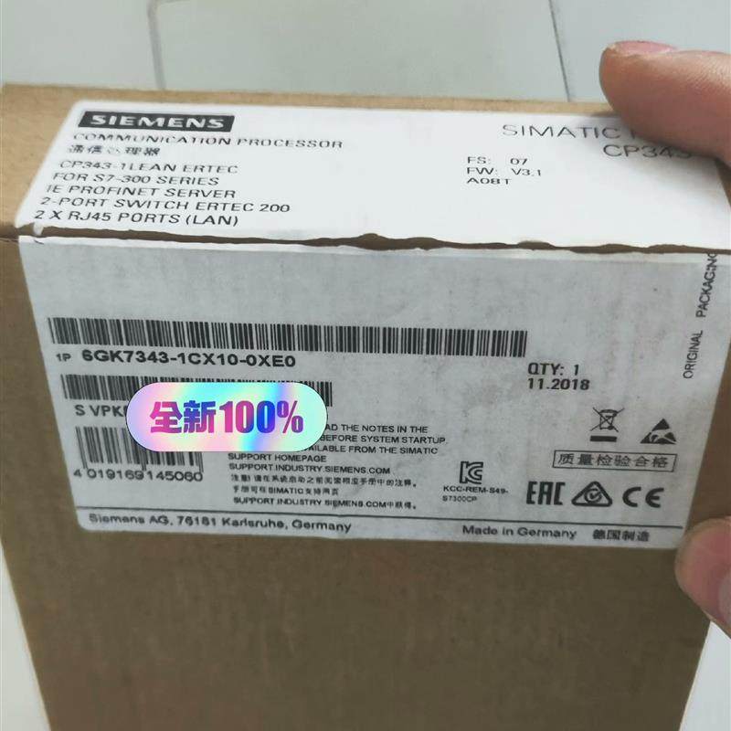 #西门子PLC 通讯模块 6GK7343-1CX10-0XE(请询价)