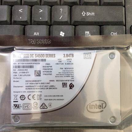 批量出100个英特尔/intel S4500 3.84T(请询价)