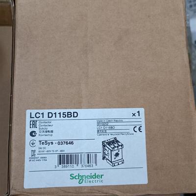 施耐德LC1D115BD接触器,线圈DC24V,(请询价)