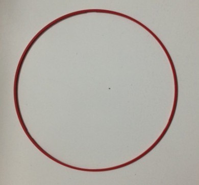 适用佳能 EF 24-105 24-70 F4 17-40 镜头红圈 装饰圈 全新 红圈