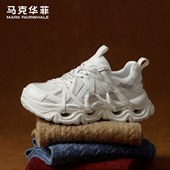 2026年春季 新款 厚底舒适镂空时尚 马克华菲轻奢男鞋 百搭增高老爹鞋