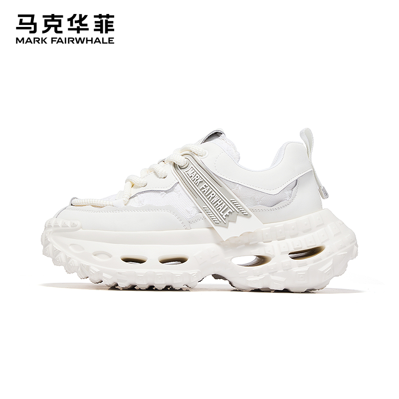 马克华菲老爹鞋透气增高