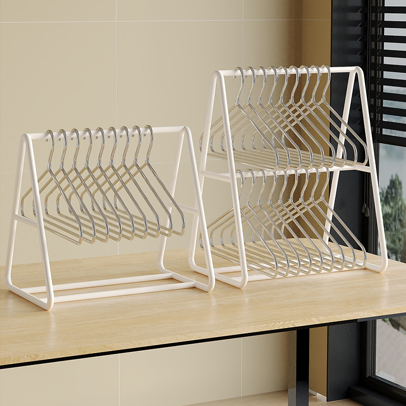 衣架收纳省空间阳台整理架家用晾衣架收纳挂架桌面内衣架内裤展示