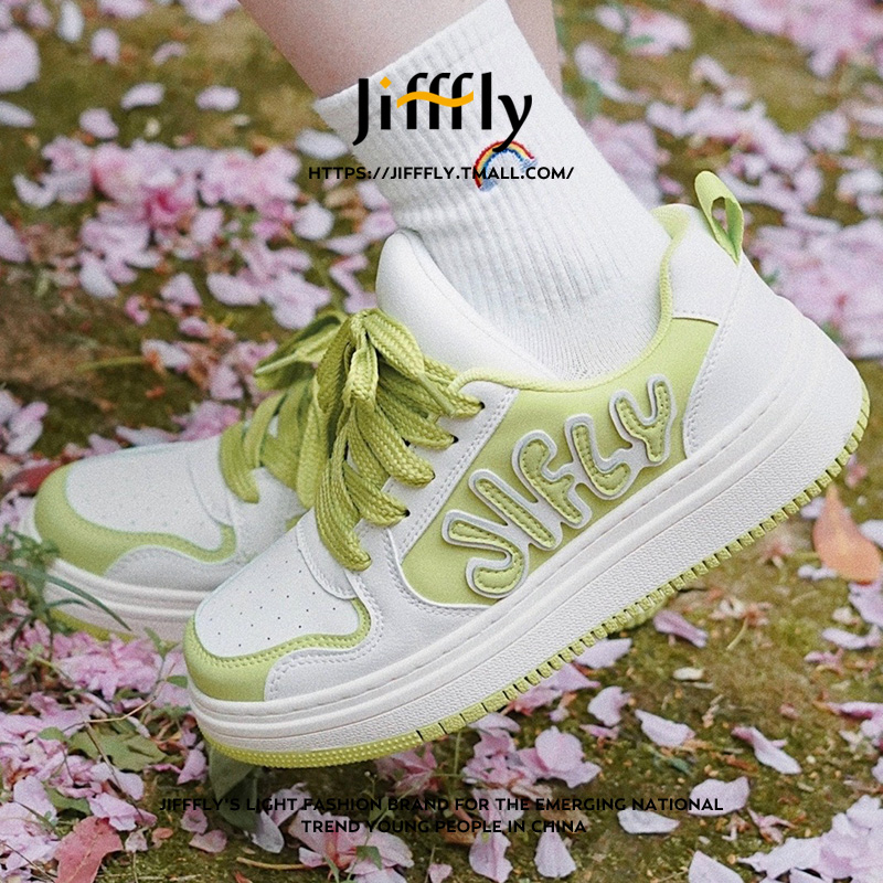 Jifffly鞋子女板鞋潮流百搭