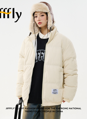 Jifffly棉服外套女2025新款秋冬加绒加厚保暖黑色灯芯绒短款男
