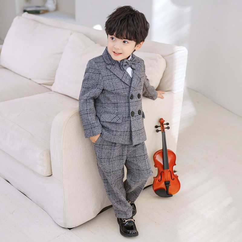 儿童西装礼服秋冬韩版小西服套装