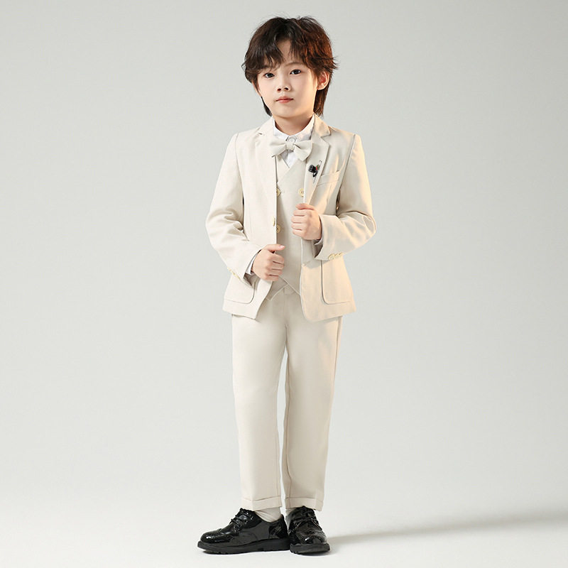 男童西装礼服春秋季新小西服套装