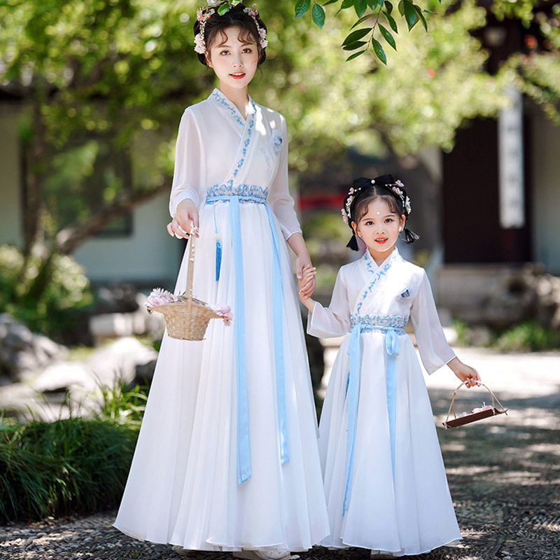萱微妮汉服中国风齐腰唐装襦裙女