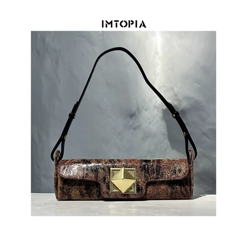Imtopia Original Brand Wild Hand -Painted Piercing Mall French Stick Cowhide Mesengers сумка для женского плеча D2017509