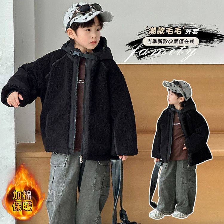 普通外套休闲秋冬纯色男童